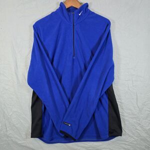 Vintage Nike Fleece 1/4 Zip Size XL Red Check Nike Fit Golf Hiking Y2K 90s